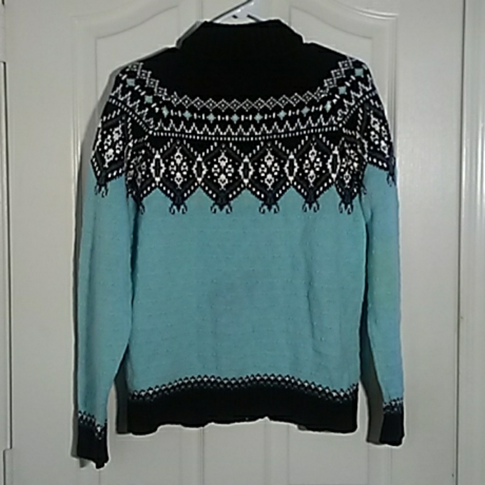 FINAL MARKDOWN Ladies' Sag Harbor Zip Front Cardigan Sweater sml - Picture 5 of 5